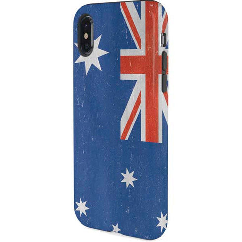 Australia Flag Distressed iPhone XS Pro Case